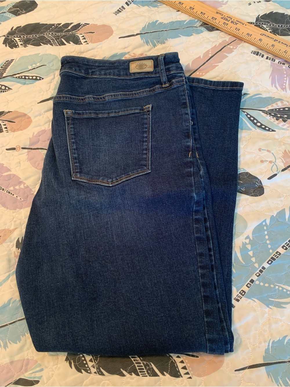sofia by sofia vergara Dark Blue Straight Leg Jeans